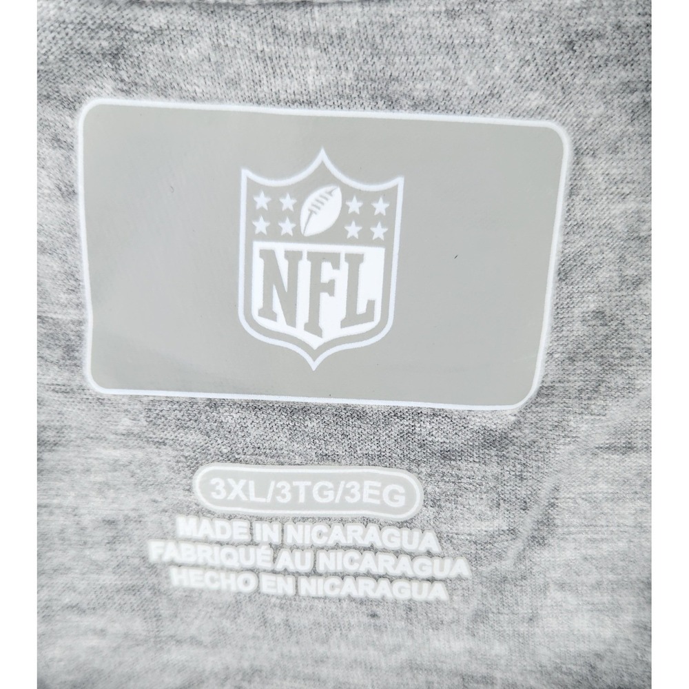 NFL Los Angeles Rams T-Shirt 3XL Long Sleeve Gray Football Graphic Tee - Picture 7 of 8